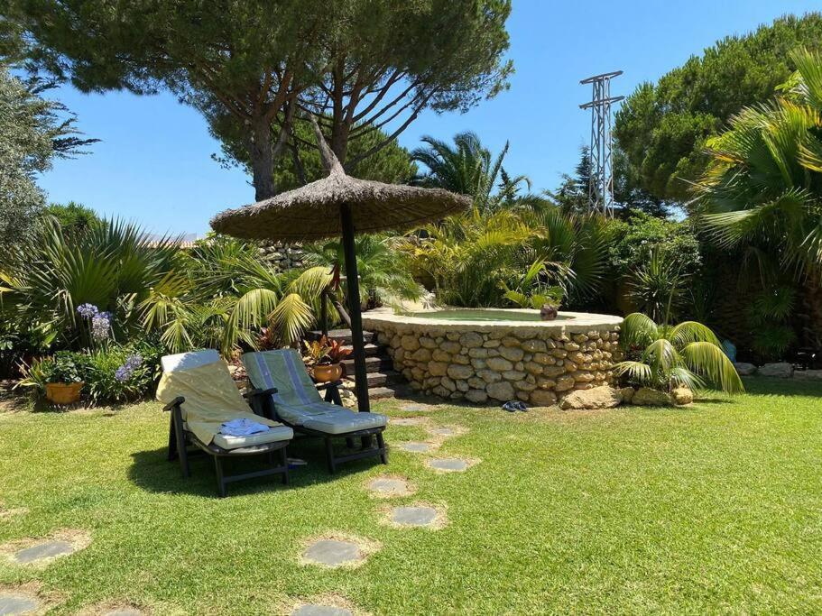 House Near Conil With A Tropical Garden And Pool